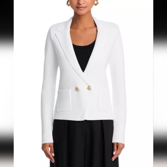 L'AGENCE Brooke Double Breast Knit Blazer - Picture 7 of 13